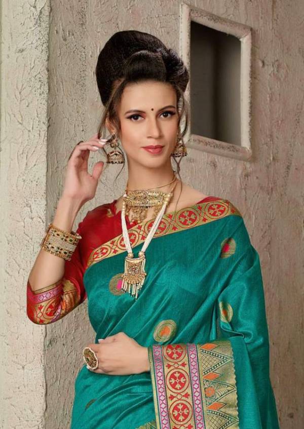 Saroj Alakhnanda Festive Wear Cotton Silk Saree Collection